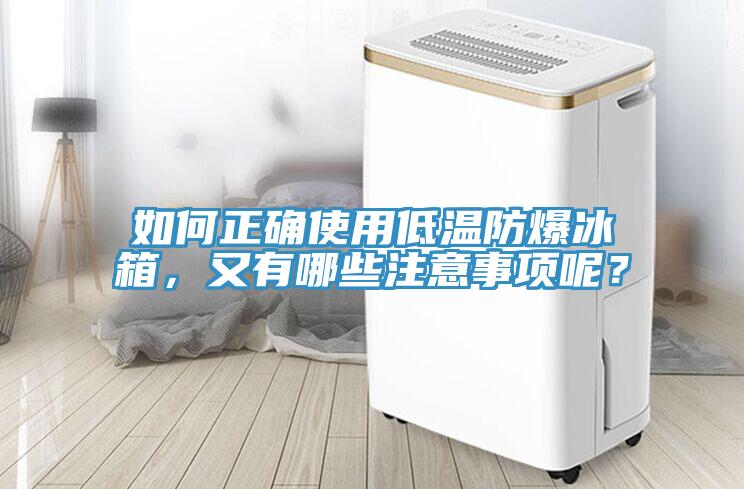 如何正確使用低溫防爆冰箱，又有哪些注意事項(xiàng)呢？