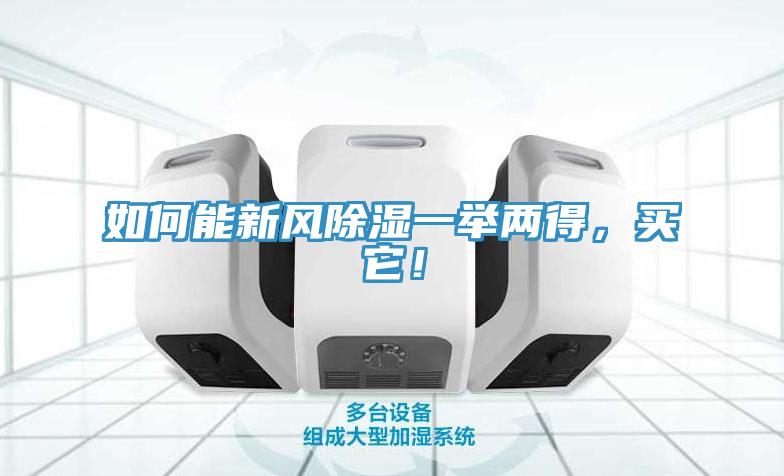 如何能新風(fēng)除濕一舉兩得，買它！