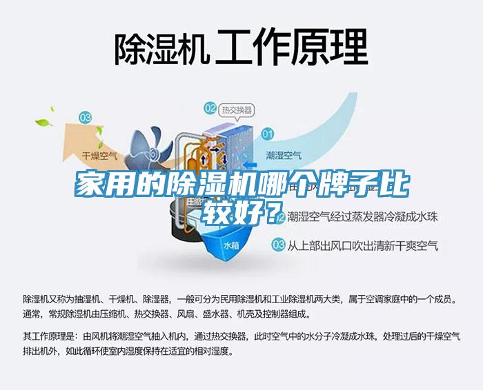 家用的除濕機哪個牌子比較好？
