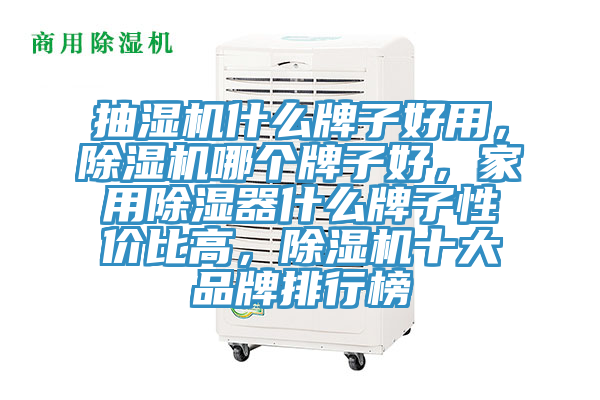 抽濕機(jī)什么牌子好用，除濕機(jī)哪個(gè)牌子好，家用除濕器什么牌子性價(jià)比高，除濕機(jī)十大品牌排行榜
