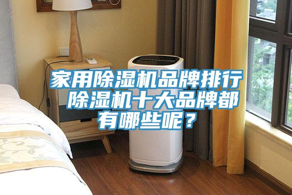 家用除濕機品牌排行 除濕機十大品牌都有哪些呢？