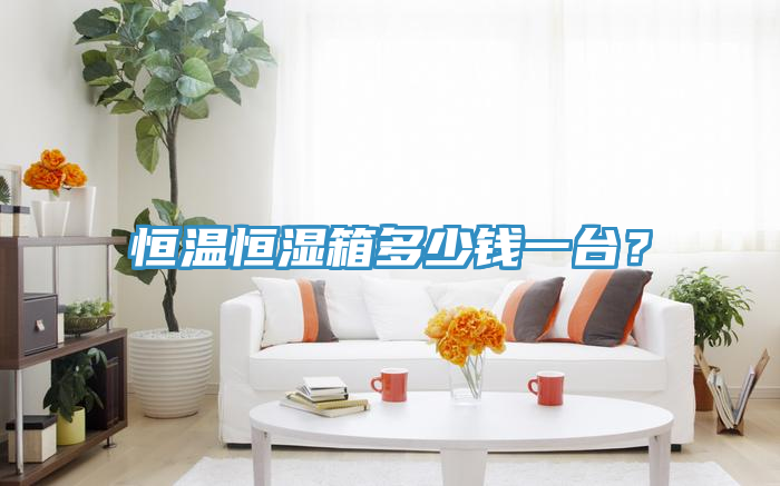 恒溫恒濕箱多少錢(qián)一臺(tái)？