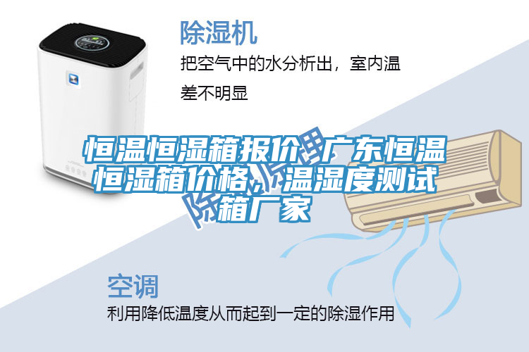 恒溫恒濕箱報(bào)價(jià) 廣東恒溫恒濕箱價(jià)格，溫濕度測(cè)試箱廠家