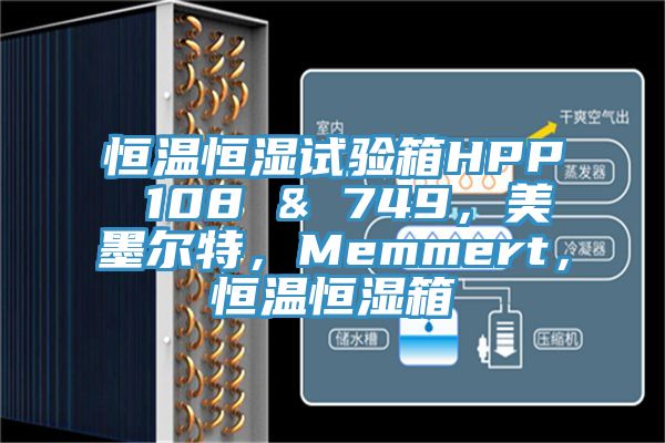 恒溫恒濕試驗(yàn)箱HPP 108 & 749，美墨爾特，Memmert，恒溫恒濕箱