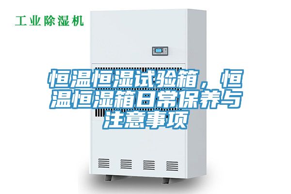 恒溫恒濕試驗(yàn)箱，恒溫恒濕箱日常保養(yǎng)與注意事項(xiàng)