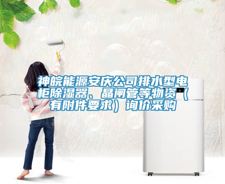 神皖能源安慶公司排水型電柜除濕器、晶閘管等物資（有附件要求）詢價采購