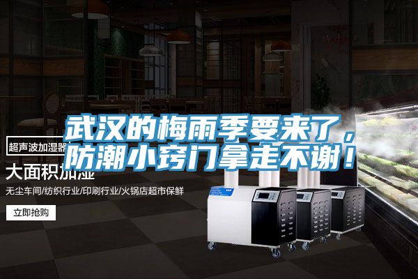 武漢的梅雨季要來了，防潮小竅門拿走不謝！