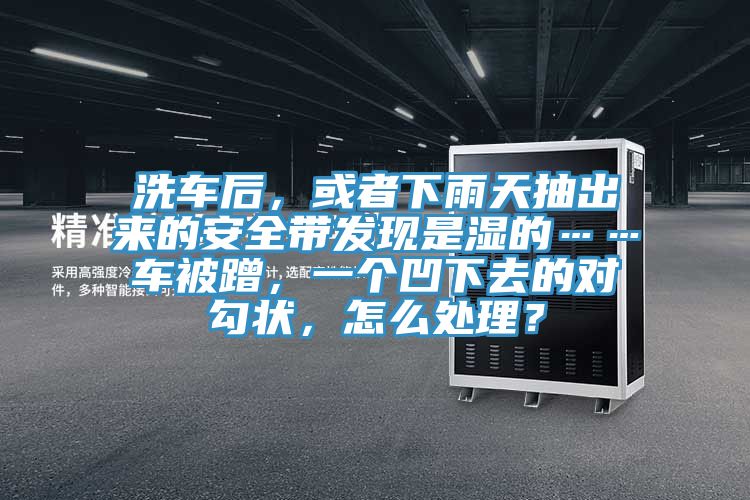 洗車后，或者下雨天抽出來(lái)的安全帶發(fā)現(xiàn)是濕的……車被蹭，一個(gè)凹下去的對(duì)勾狀，怎么處理？