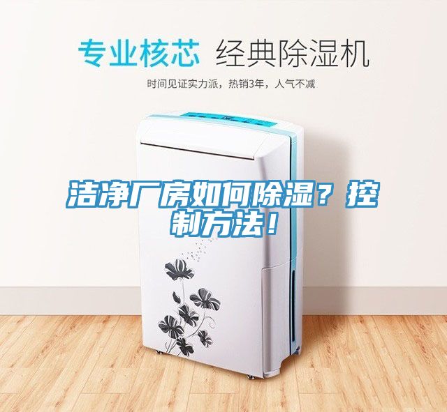 潔凈廠房如何除濕？控制方法！