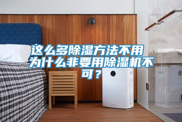 這么多除濕方法不用 為什么非要用除濕機不可？