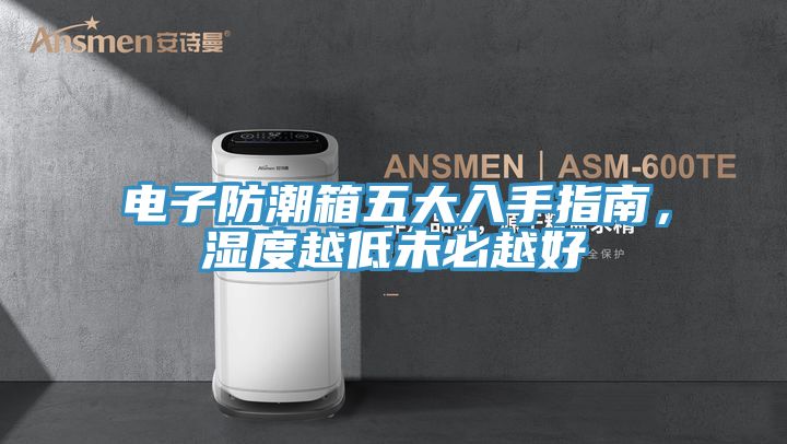 電子防潮箱五大入手指南，濕度越低未必越好