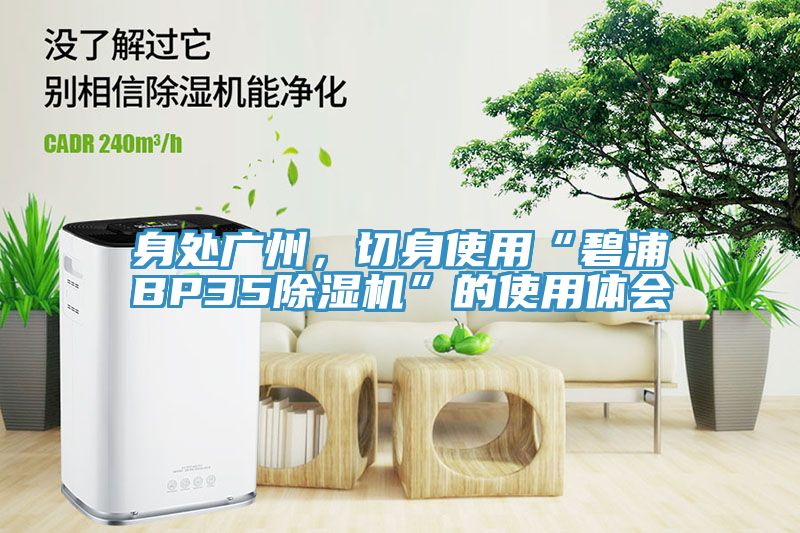 身處廣州，切身使用“碧浦BP35除濕機(jī)”的使用體會