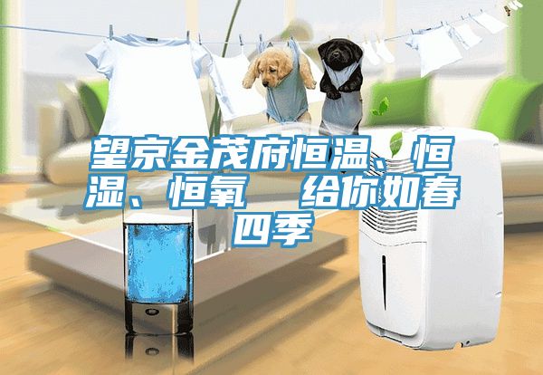 望京金茂府恒溫、恒濕、恒氧  給你如春四季