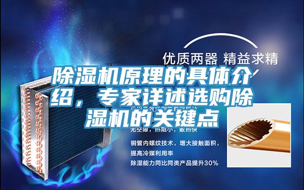 除濕機(jī)原理的具體介紹，專家詳述選購除濕機(jī)的關(guān)鍵點(diǎn)