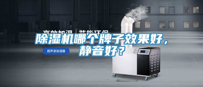 除濕機哪個牌子效果好，靜音好？