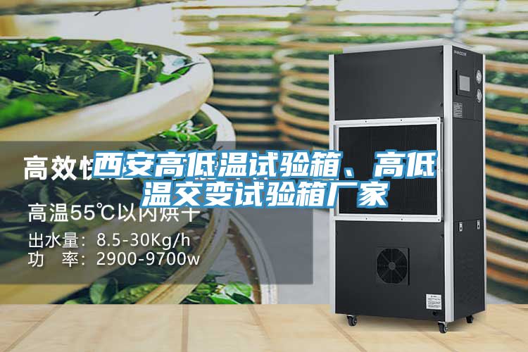 西安高低溫試驗箱、高低溫交變試驗箱廠家
