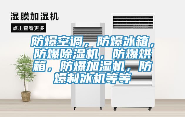 防爆空調(diào)，防爆冰箱，防爆除濕機(jī)，防爆烘箱，防爆加濕機(jī)，防爆制冰機(jī)等等