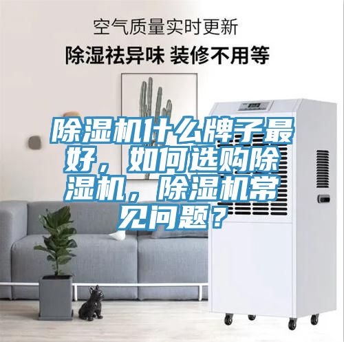 除濕機什么牌子最好，如何選購除濕機，除濕機常見問題？