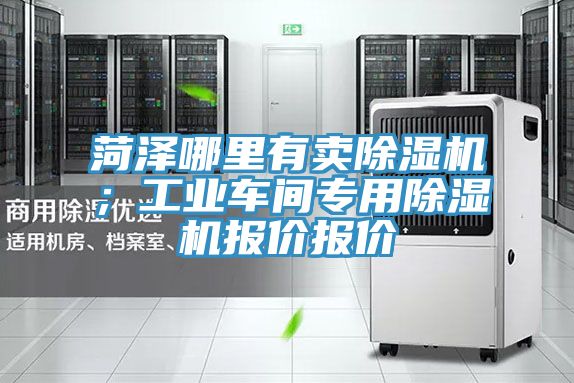 菏澤哪里有賣除濕機(jī)；工業(yè)車間專用除濕機(jī)報價報價