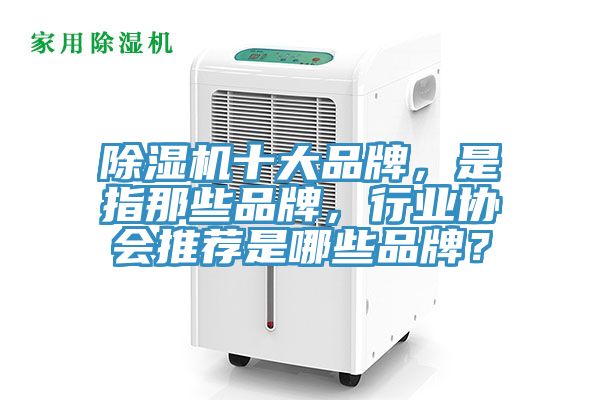 除濕機(jī)十大品牌，是指那些品牌，行業(yè)協(xié)會(huì)推薦是哪些品牌？