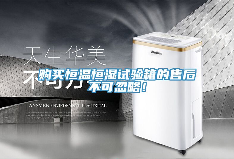 購買恒溫恒濕試驗(yàn)箱的售后不可忽略！