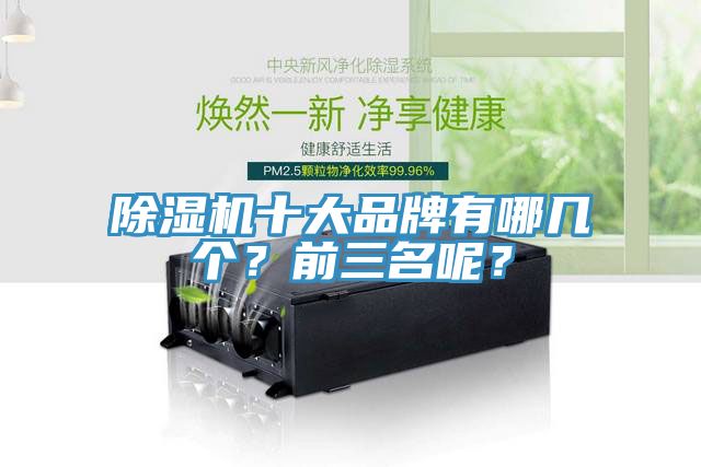 除濕機(jī)十大品牌有哪幾個(gè)？前三名呢？
