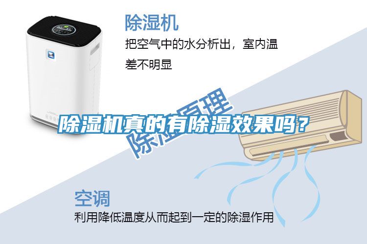 除濕機真的有除濕效果嗎？