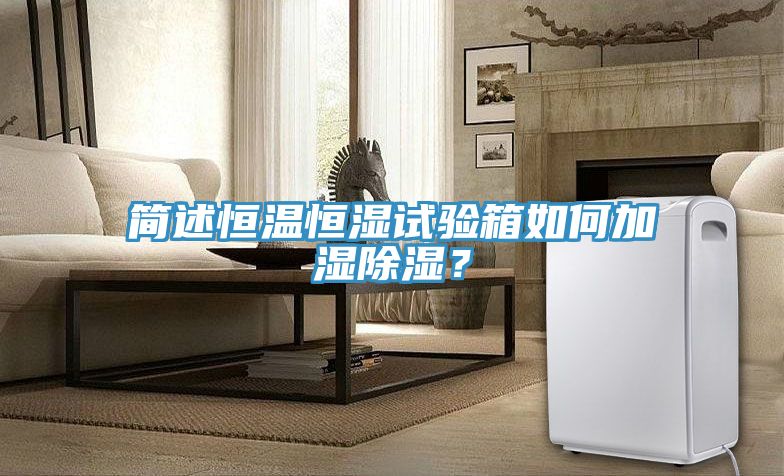 簡(jiǎn)述恒溫恒濕試驗(yàn)箱如何加濕除濕？