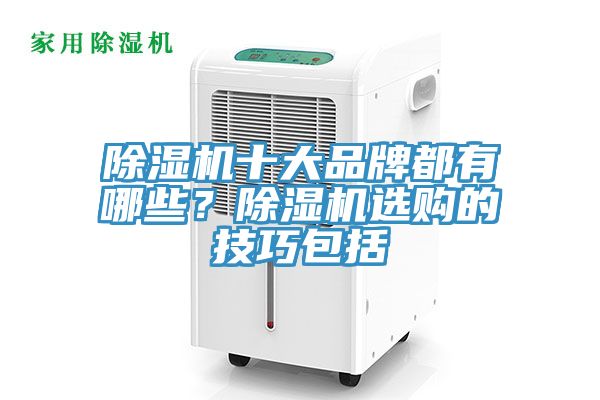 除濕機(jī)十大品牌都有哪些？除濕機(jī)選購的技巧包括
