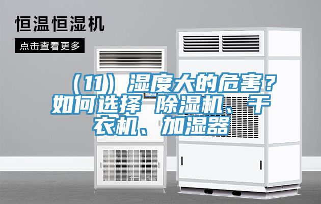 （11）濕度大的危害？如何選擇 除濕機、干衣機、加濕器