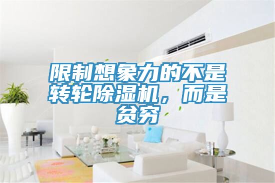 限制想象力的不是轉(zhuǎn)輪除濕機(jī)，而是貧窮